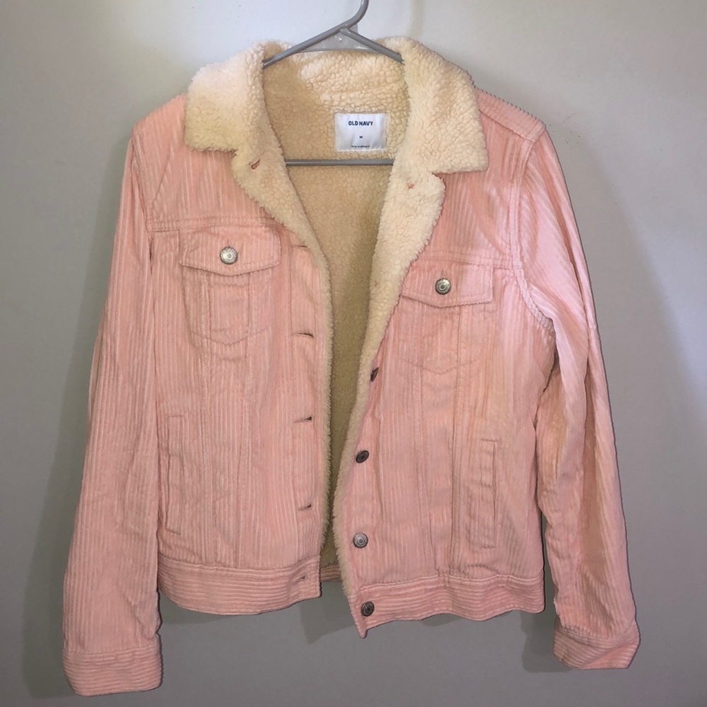 Pink corduroy jacket